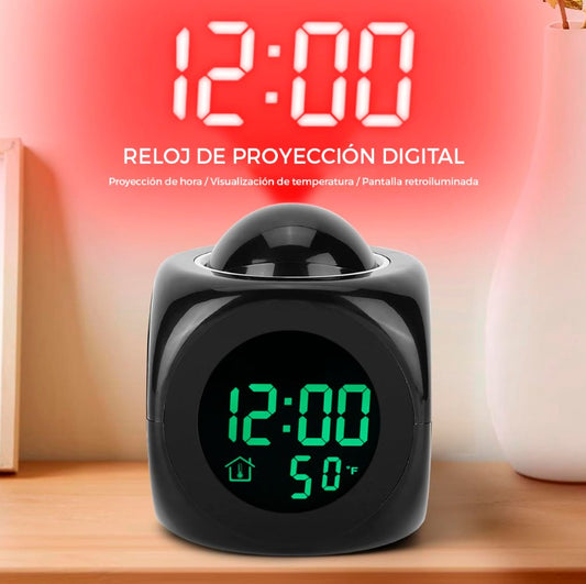 RELOJ DE PROYECCIÓN DIGITAL LCD